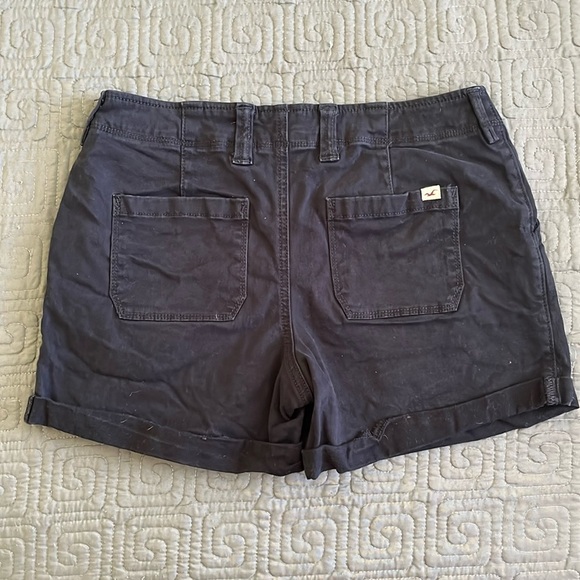 Hollister Dark Navy Chino Shorts W25 - Picture 2 of 3